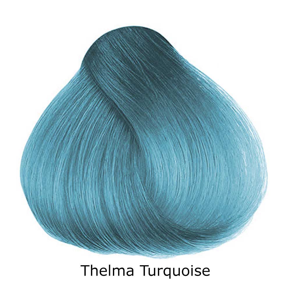 Thelma Turquoise, semi-permanent haircol Thelma Turquoise, semi-permanent haircol